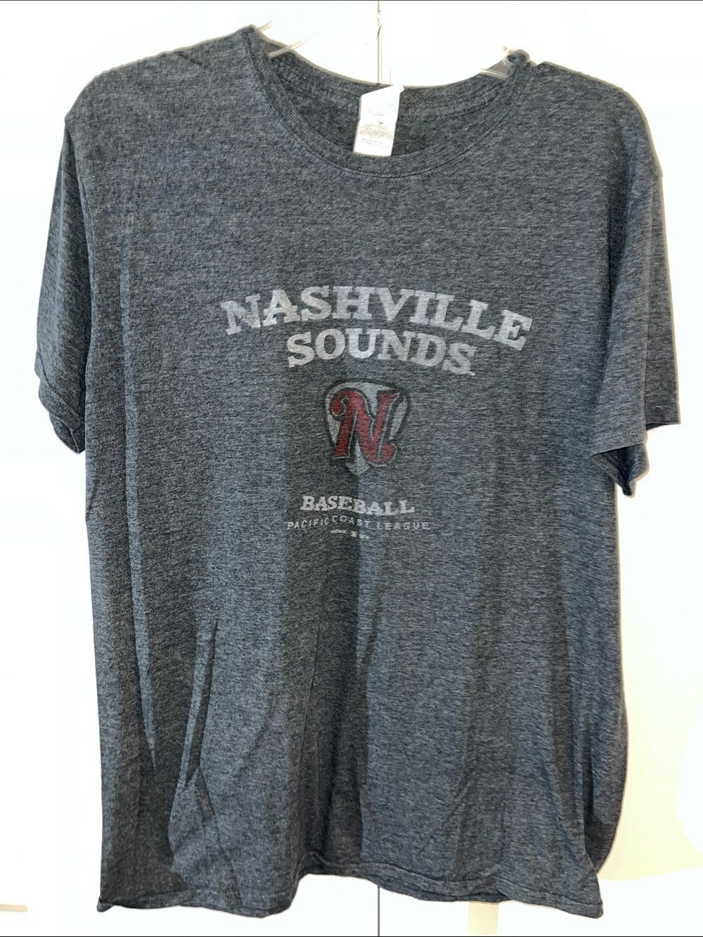 Soft Vintage Nashville Sounds Minor league Baseball MILB jersey shirt L Ringspun